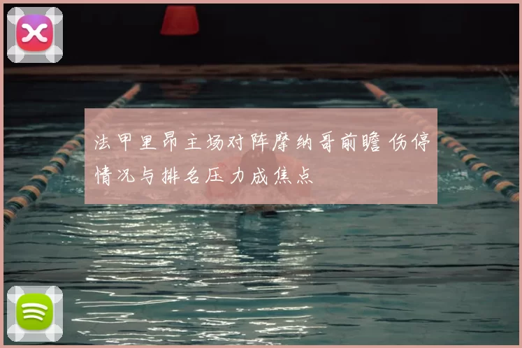 法甲里昂主场对阵摩纳哥前瞻 伤停情况与排名压力成焦点