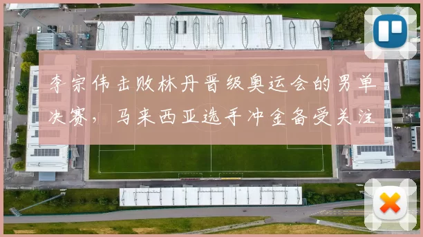 李宗伟击败林丹晋级奥运会的男单决赛，马来西亚选手冲金备受关注